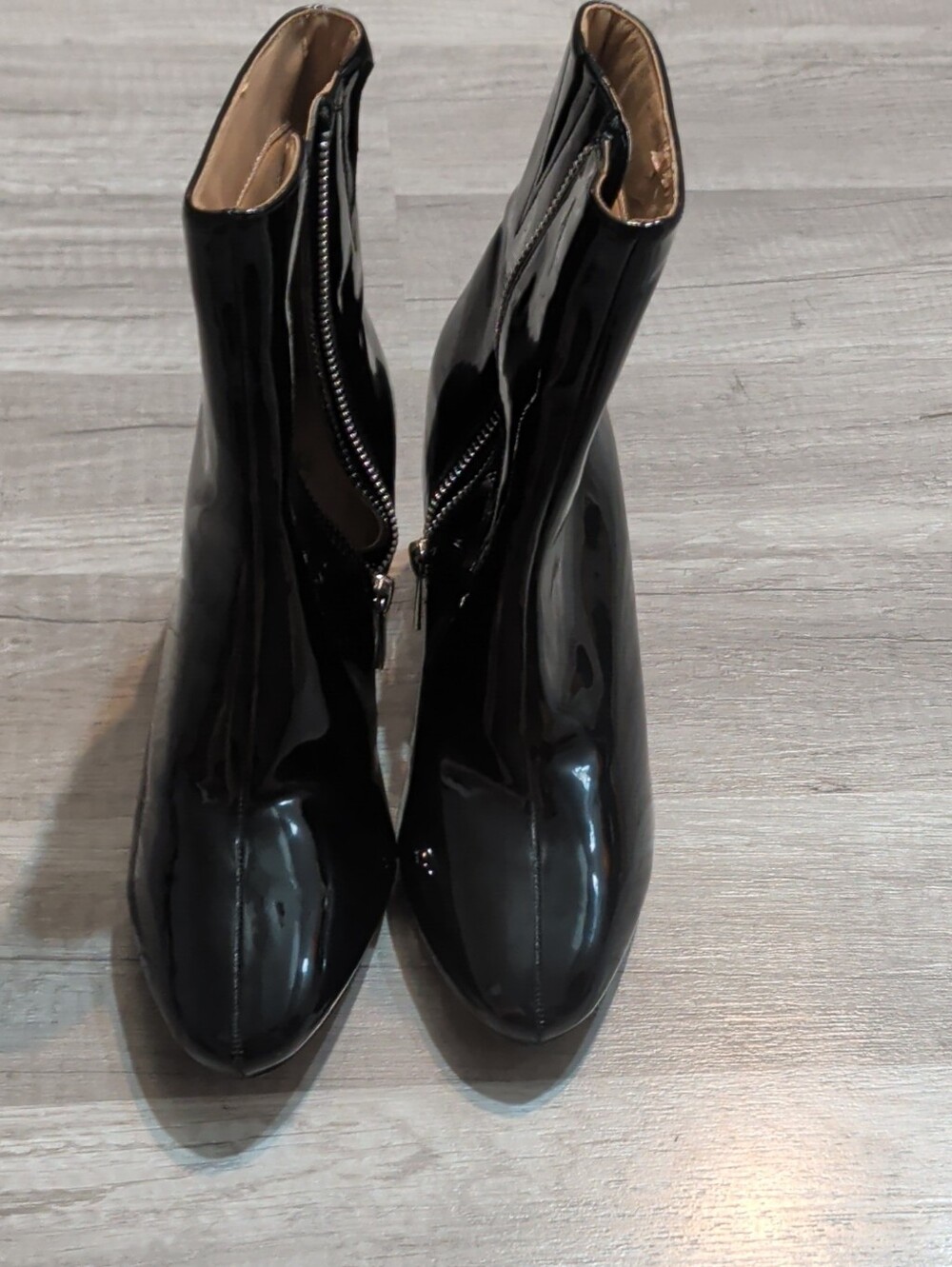 Women's Vintage Cushion Walk Patent Boots.